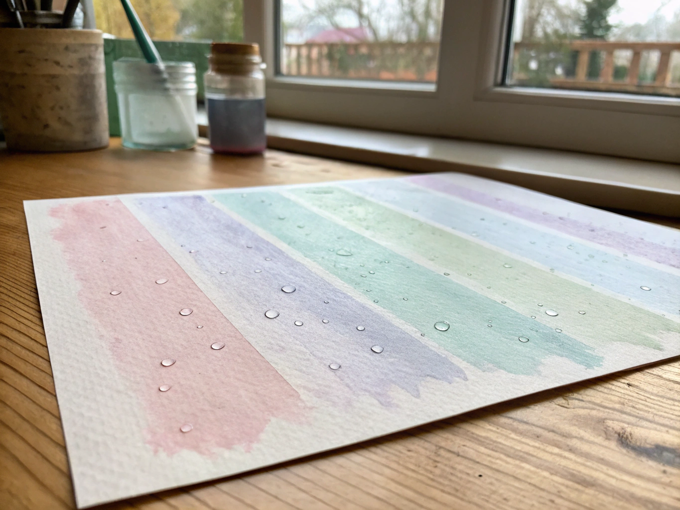 Watercolour Blending & Dry Brush Textures